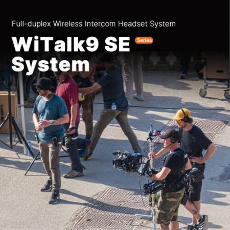 Saramonic WiTalk9 SE-2S - 2-osobowy bezprzewodowy system słuchawkowy interkom (Full-Duplex, 2.4GHz DECT) - przykład użycia